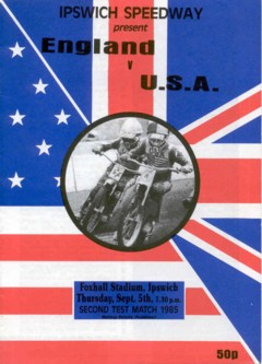 Eng v USA 1985 Ipswich