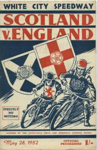 Scot v Eng 1952 Glasgow WC