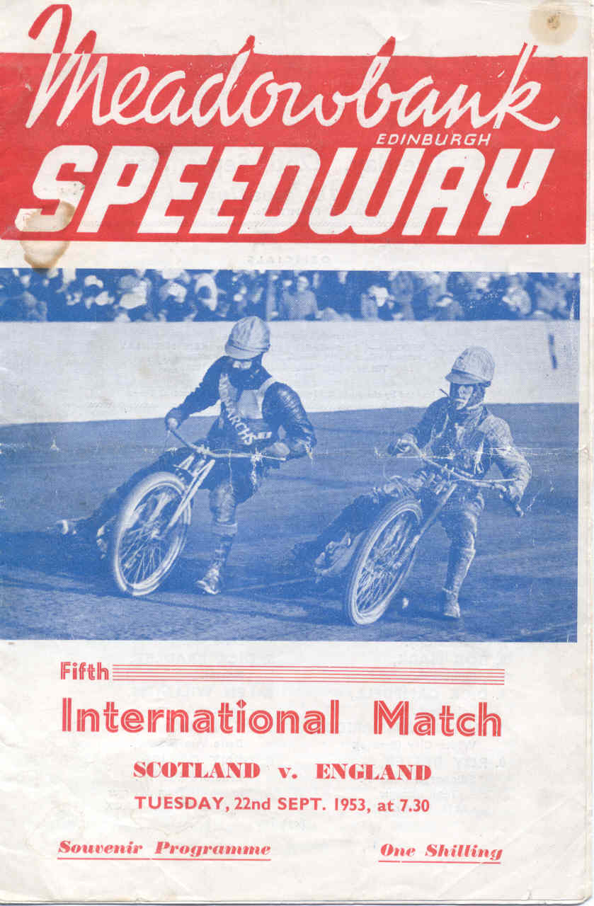 Scot v Eng 1953 Edinburgh