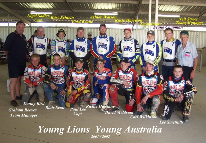 Yng Aus & Yng GB Teams 2001
